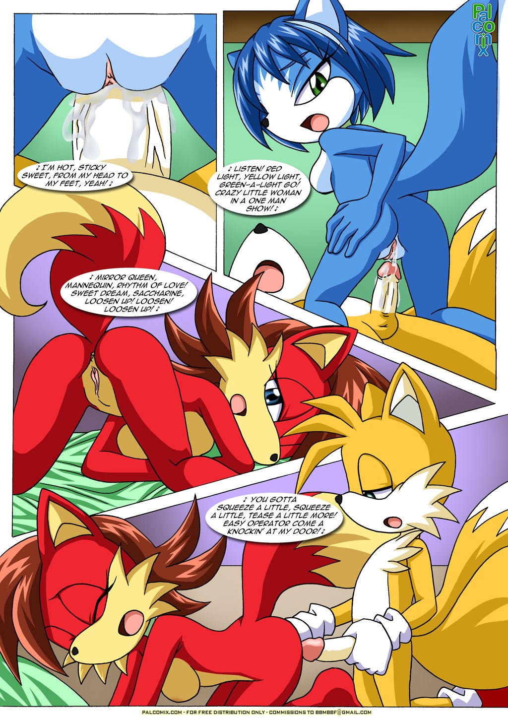 [Palcomix] FoXXXes (Sonic the Hedgehog, Star Fox) 35