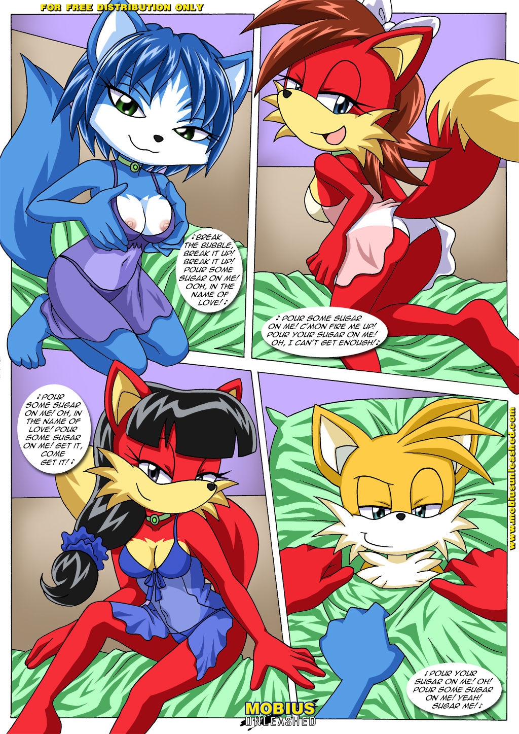 [Palcomix] FoXXXes (Sonic the Hedgehog, Star Fox) 38