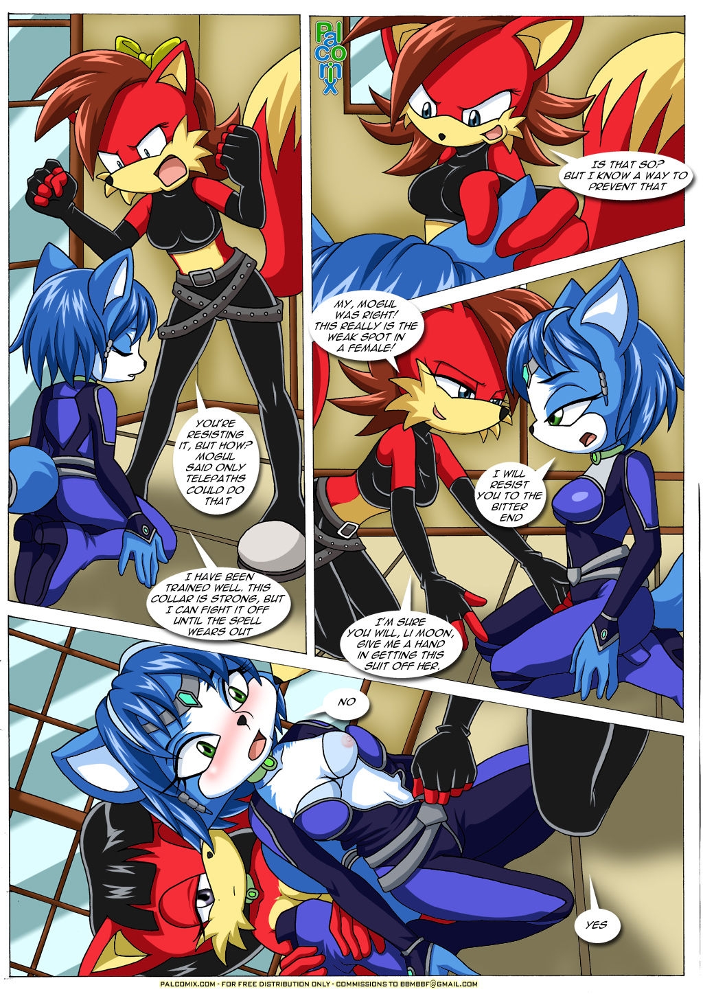 [Palcomix] FoXXXes (Sonic the Hedgehog, Star Fox) 5