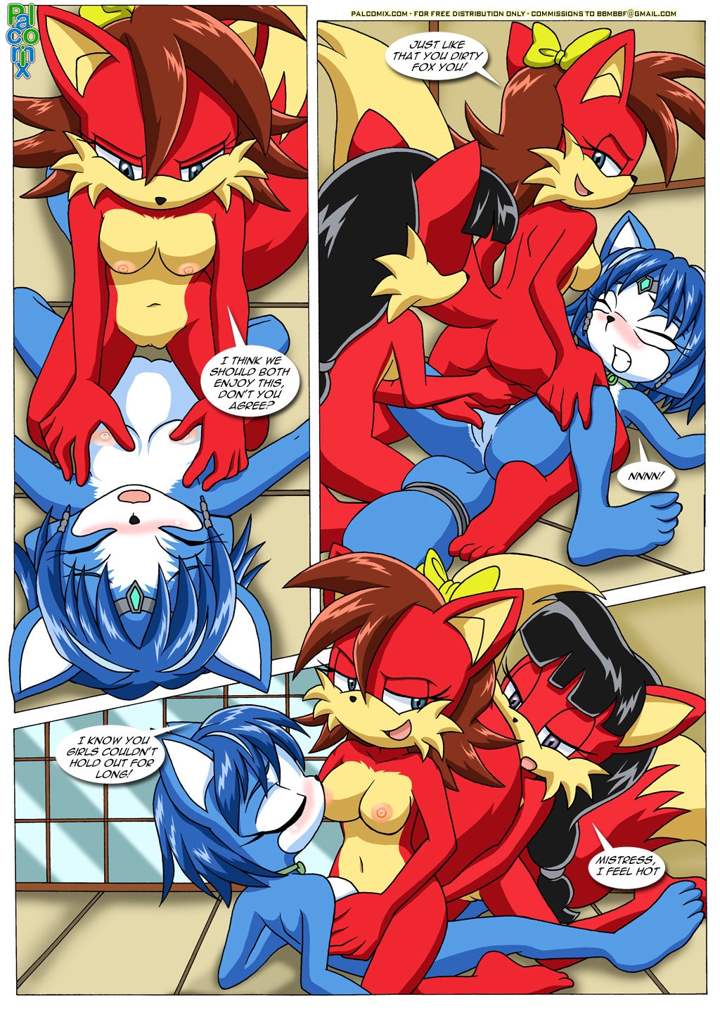 [Palcomix] FoXXXes (Sonic the Hedgehog, Star Fox) 8