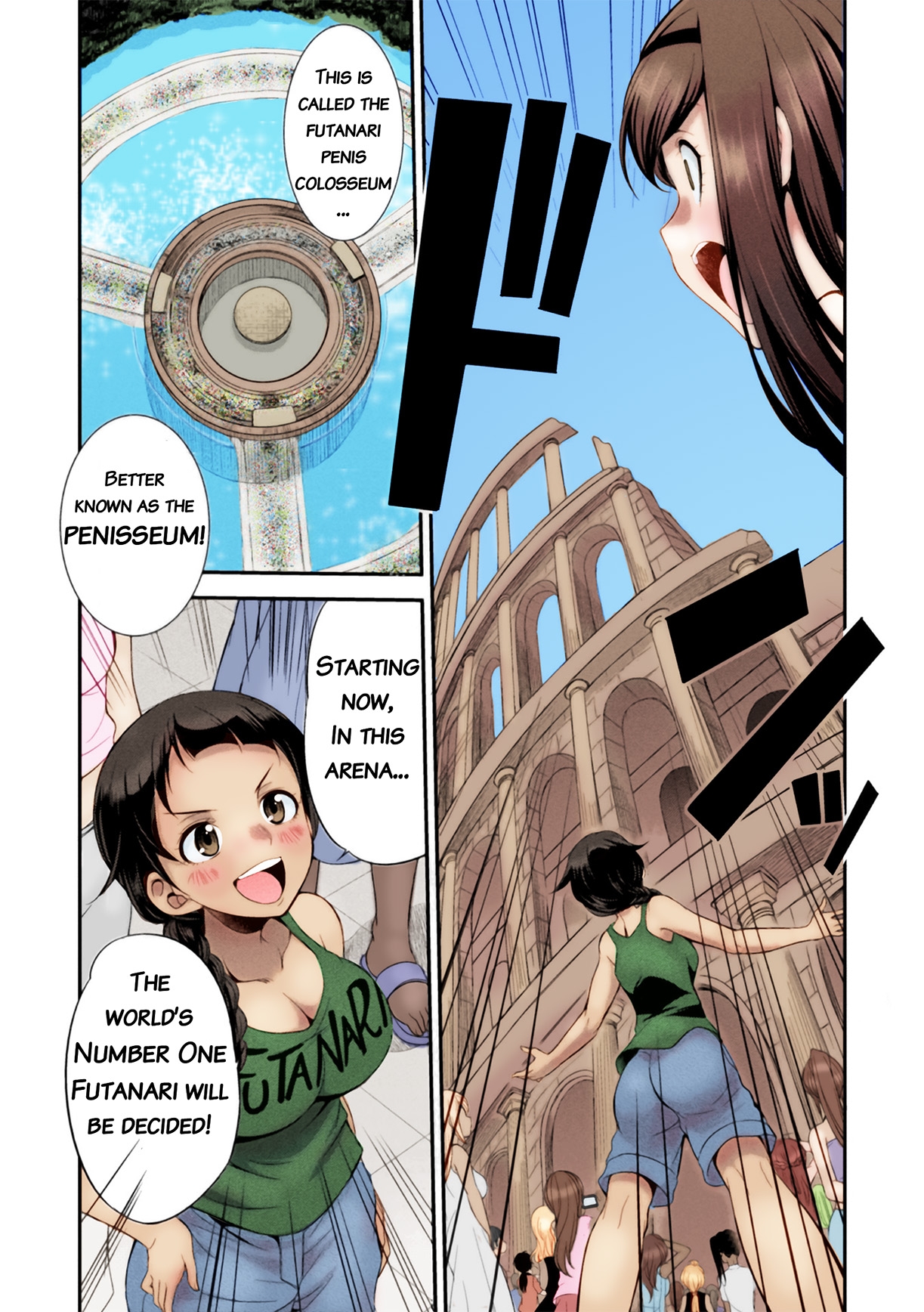 [Kaguya] Futanarijima ~The Queen of Penis~ Ch. 1 [English] [Decensored] [Colored] {QMOcolor} 11