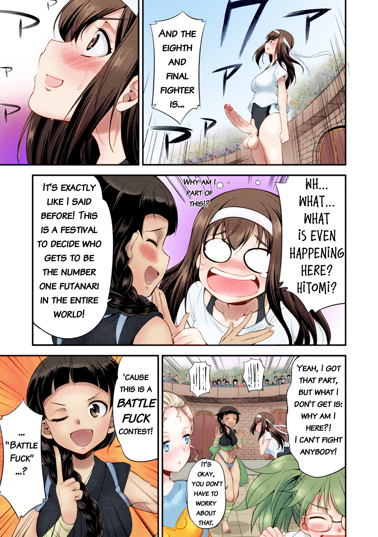 [Kaguya] Futanarijima ~The Queen of Penis~ Ch. 1 [English] [Decensored] [Colored] {QMOcolor} 18