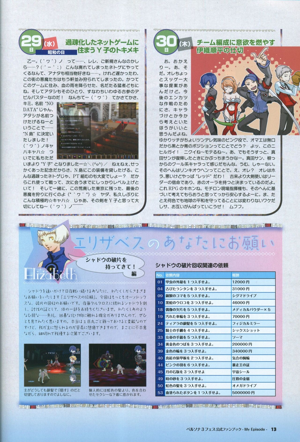 Persona 3 Fes Official Fan Book -My Episode- 14