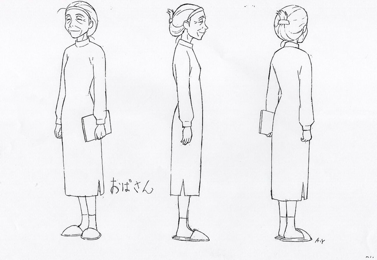 Yokohama Kaidashi Kikou Character Object & Reference Sketches 1998 OVA's 14