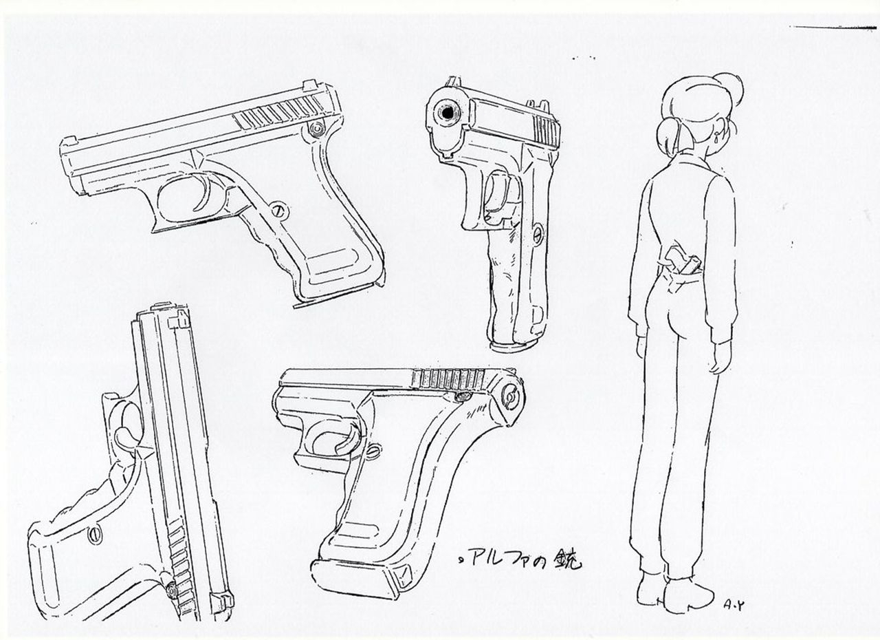 Yokohama Kaidashi Kikou Character Object & Reference Sketches 1998 OVA's 20