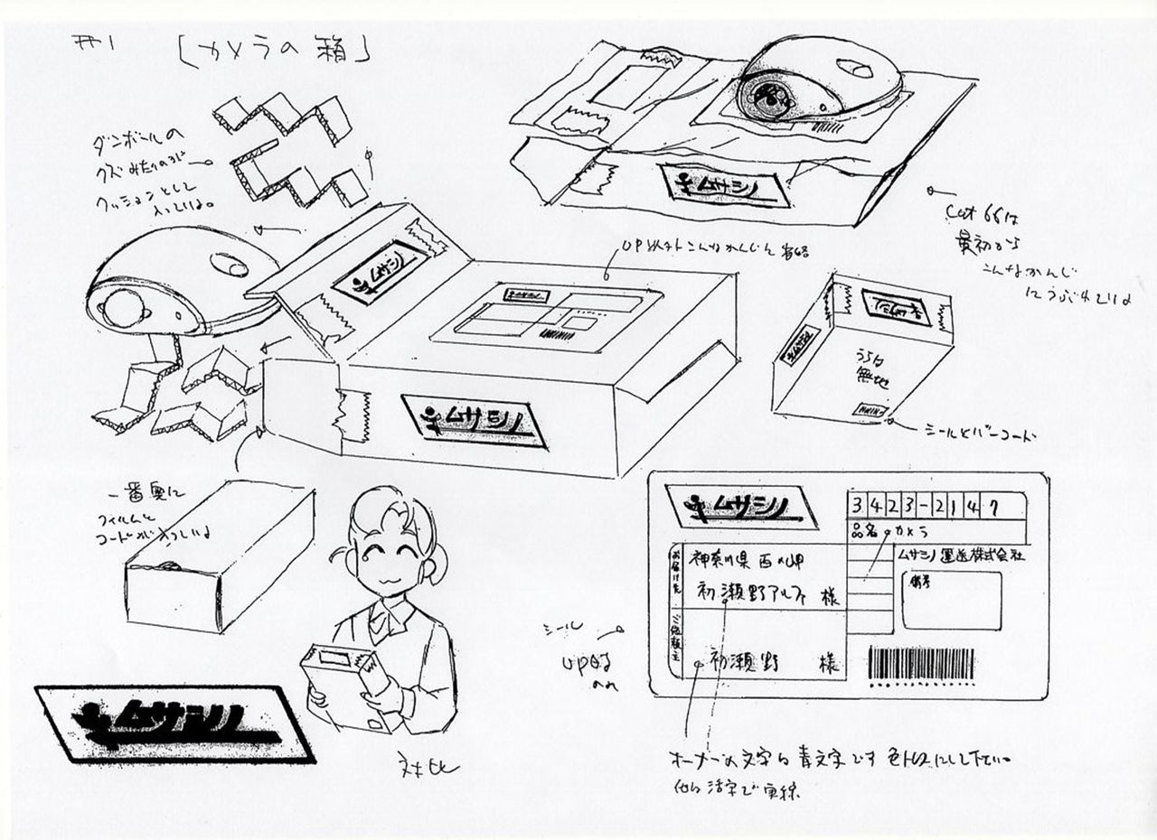 Yokohama Kaidashi Kikou Character Object & Reference Sketches 1998 OVA's 23