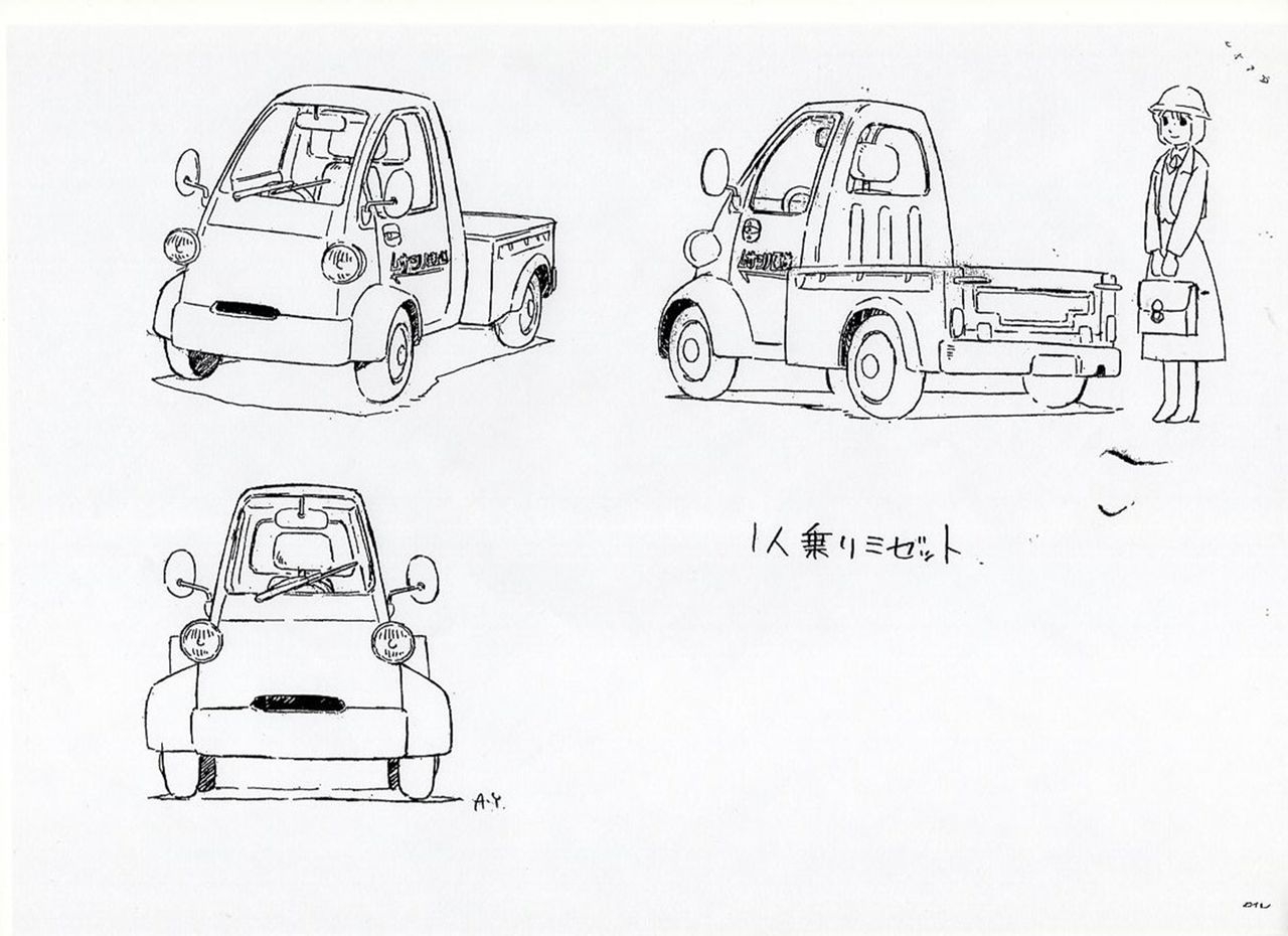 Yokohama Kaidashi Kikou Character Object & Reference Sketches 1998 OVA's 26