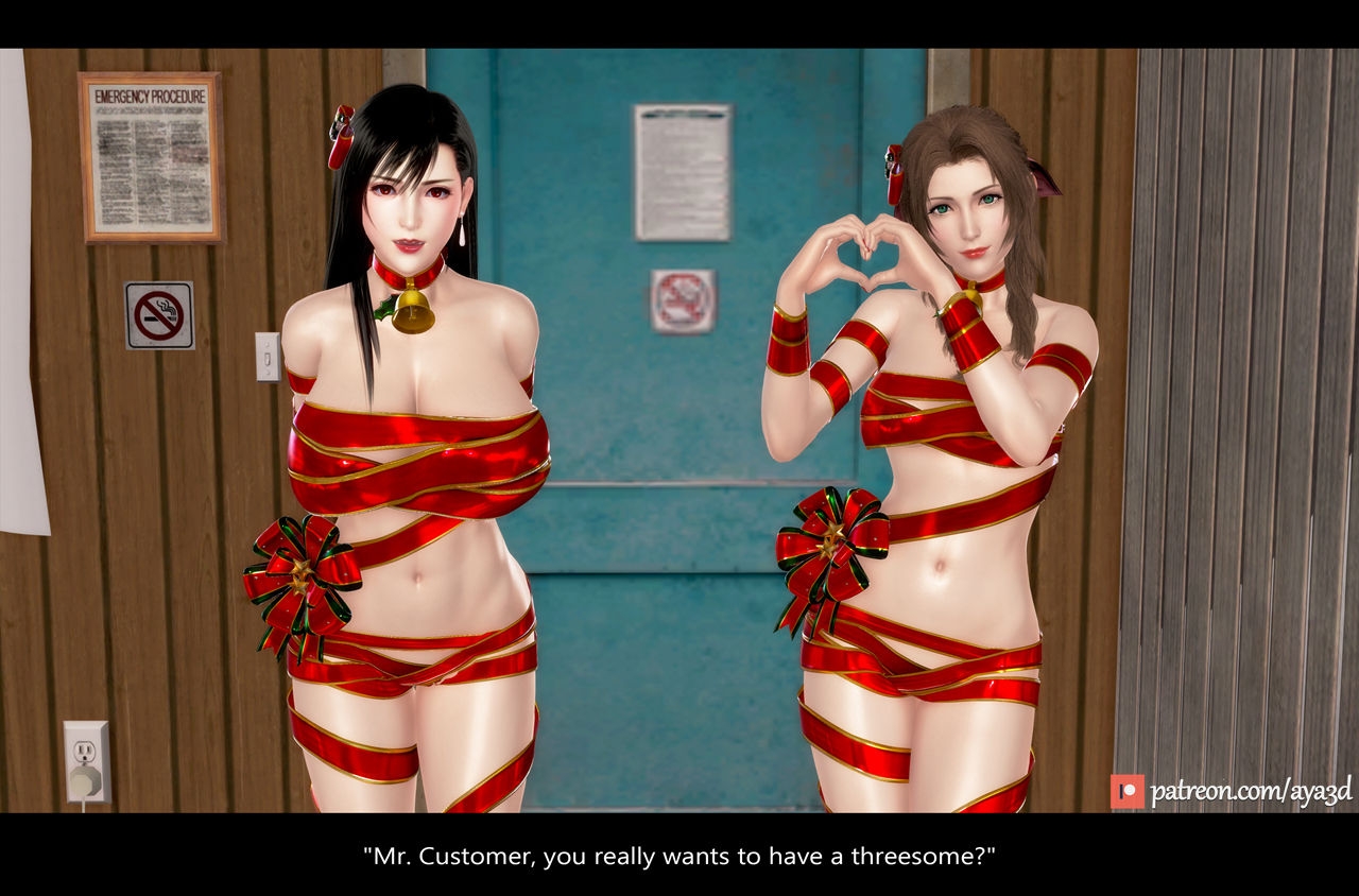 [AYA3D] Tifa&Aerith-Christmas Gift (Final Fantasy VII) 2