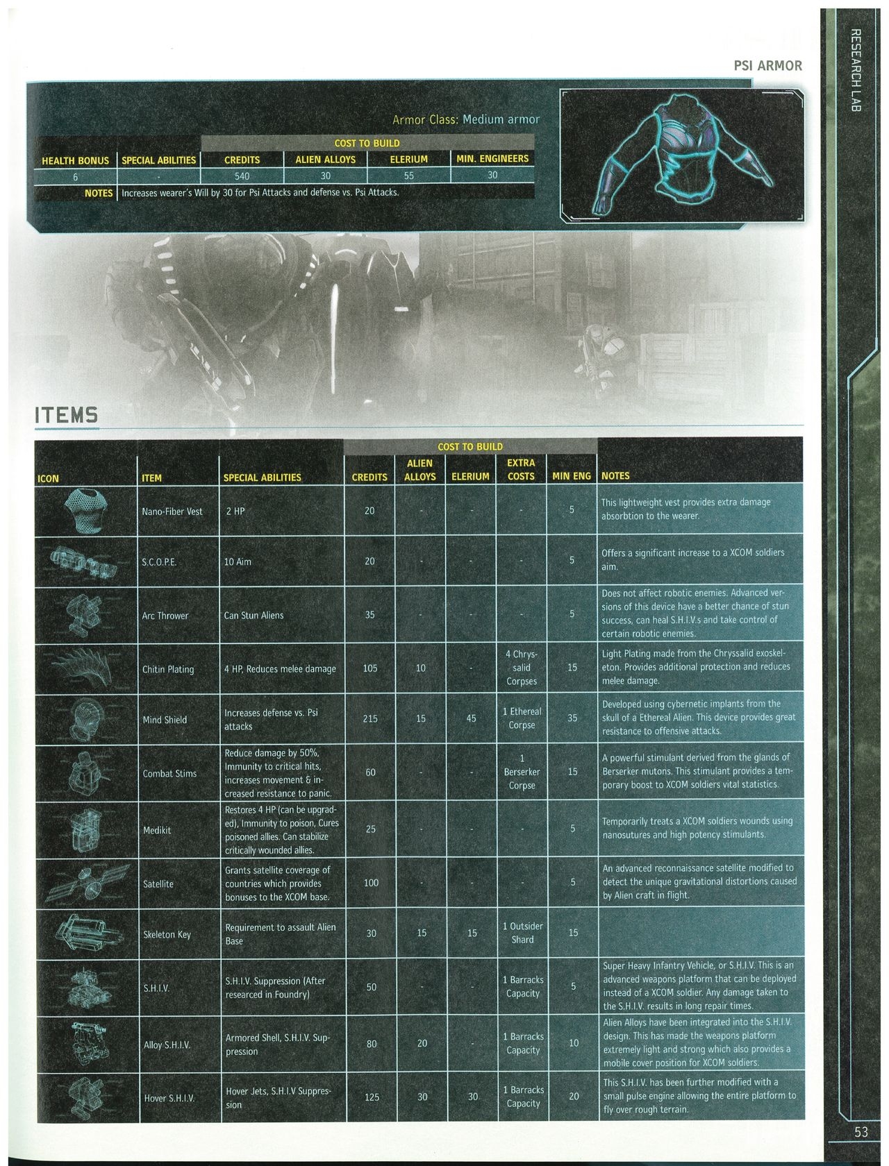 XCom：Enemy Unknown Official Strategy Guide 54