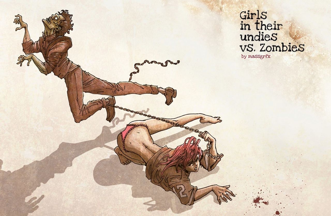 [John Massé] Girls In Their Undies vs. Zombies 6