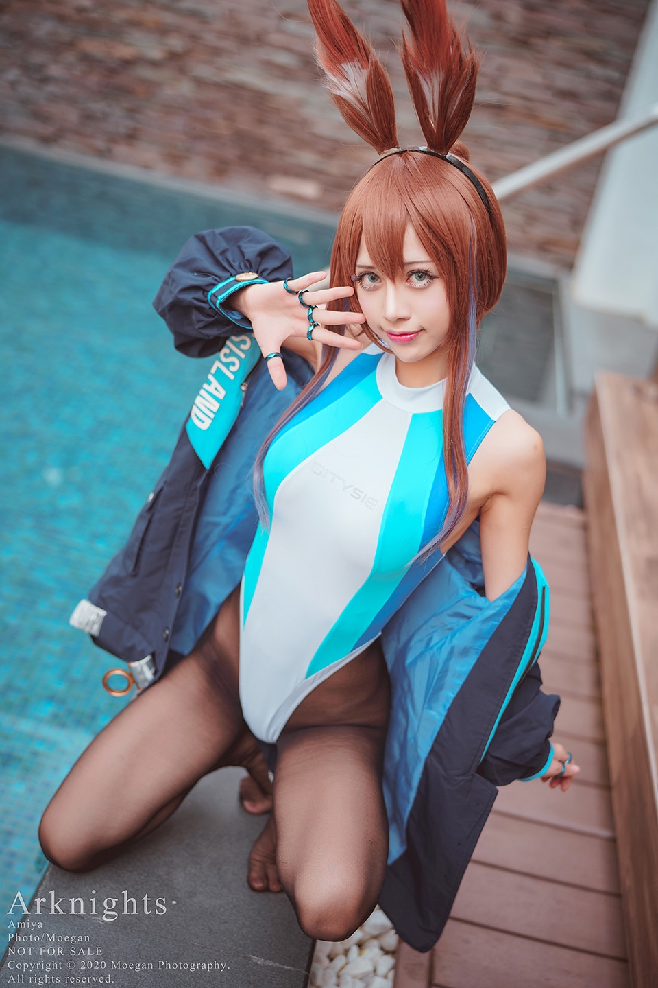 [Okita Rinka] Amiya racing swimming suit ver. (Arknights) 3