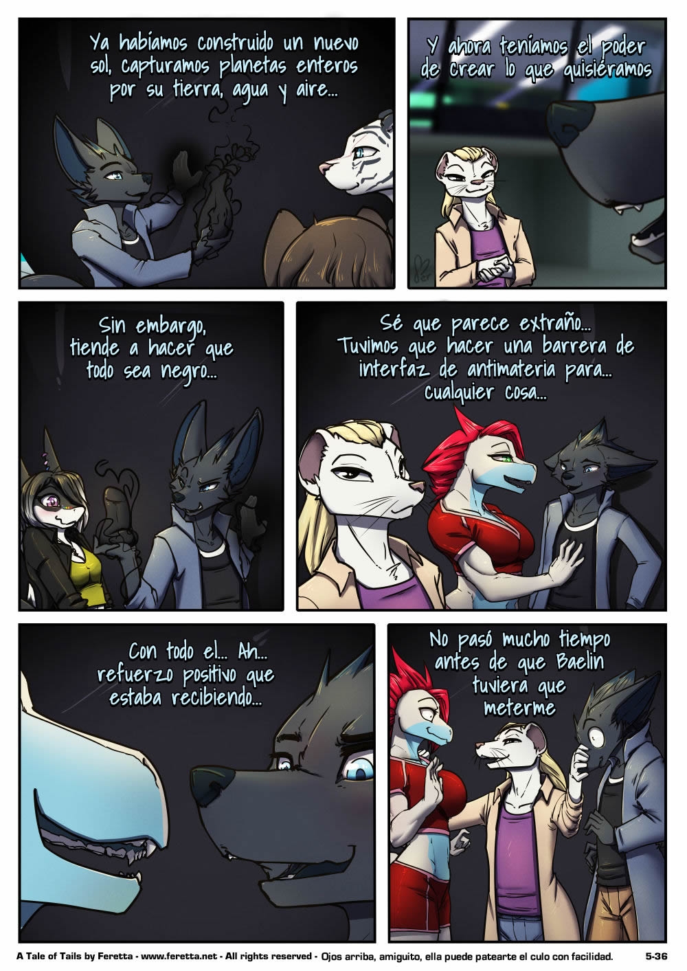 [Ferretta] A Tale of Tails: Capitulo 5 Un Mundo de Dolor [Spanish] [Red Fox Makkan] 35