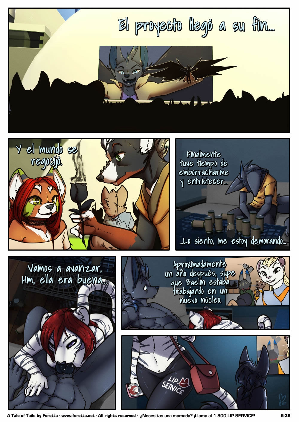 [Ferretta] A Tale of Tails: Capitulo 5 Un Mundo de Dolor [Spanish] [Red Fox Makkan] 38