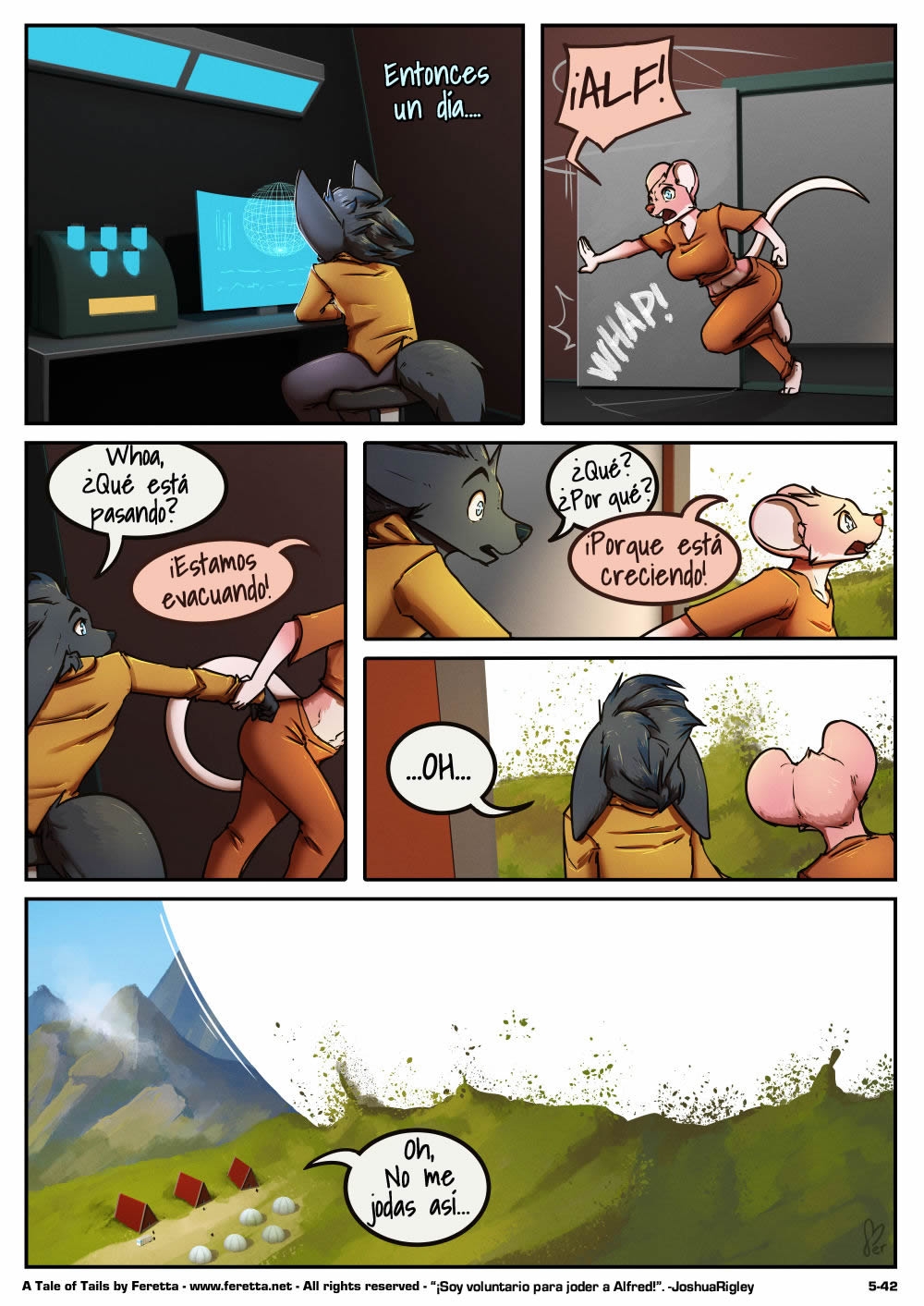 [Ferretta] A Tale of Tails: Capitulo 5 Un Mundo de Dolor [Spanish] [Red Fox Makkan] 41