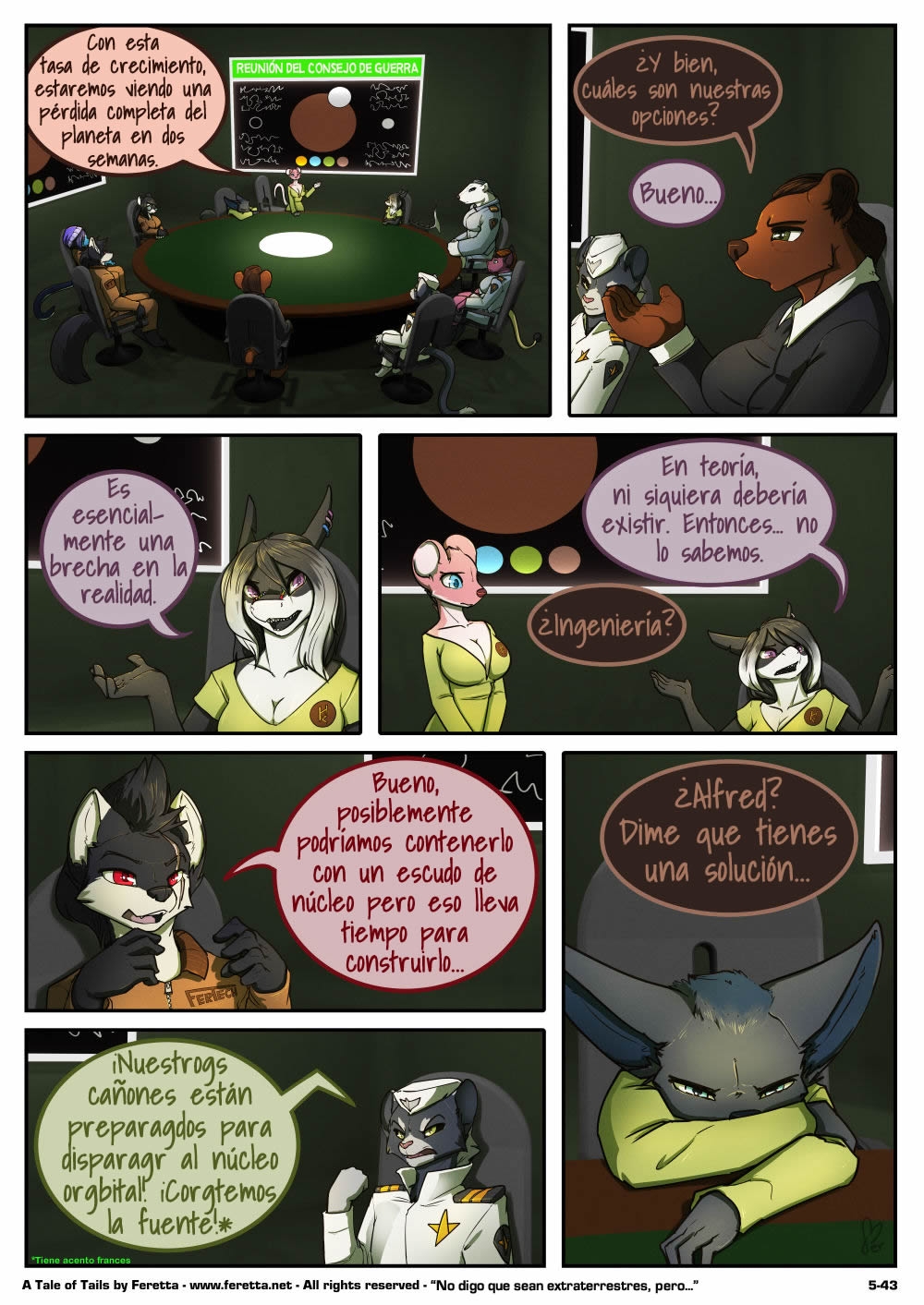 [Ferretta] A Tale of Tails: Capitulo 5 Un Mundo de Dolor [Spanish] [Red Fox Makkan] 42