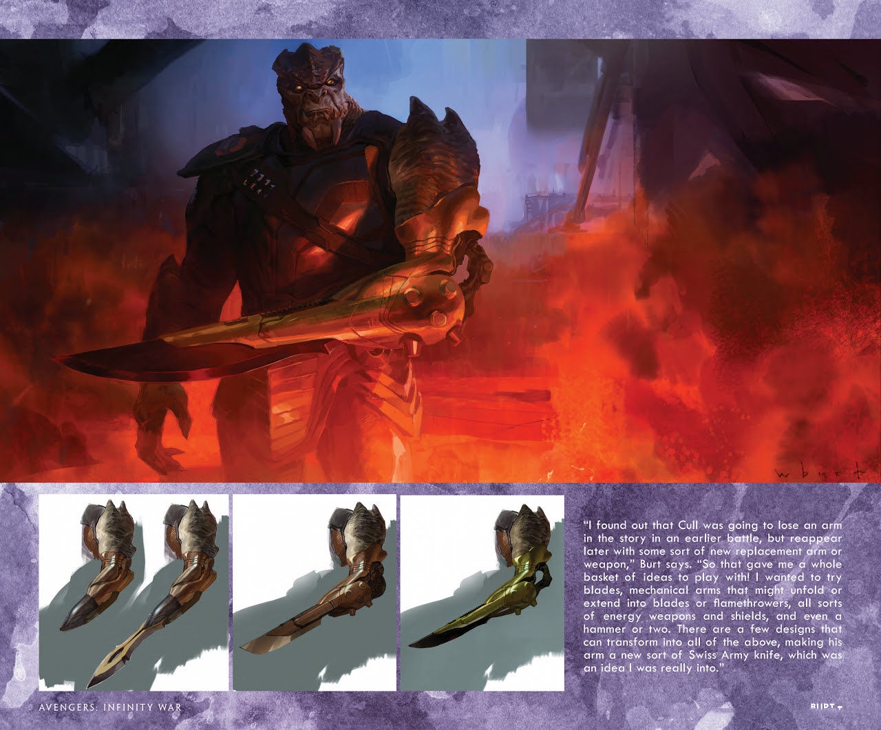 The Art of Marvel's Avengers Infinity War 62