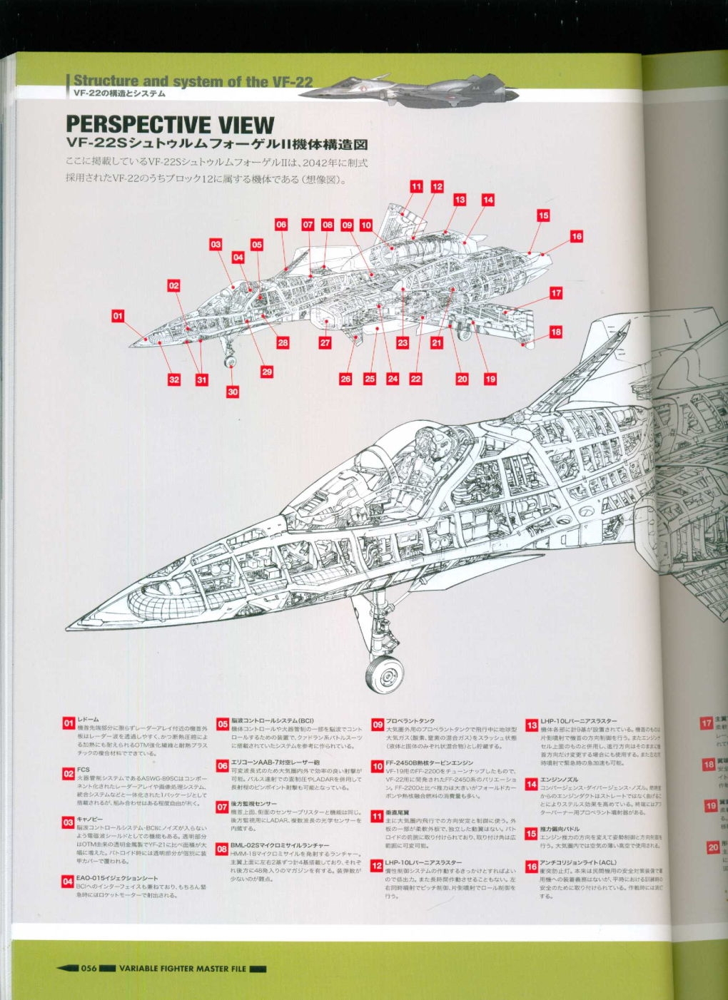 Variable Fighter Master File VF-22 Sturm Vogel II 58