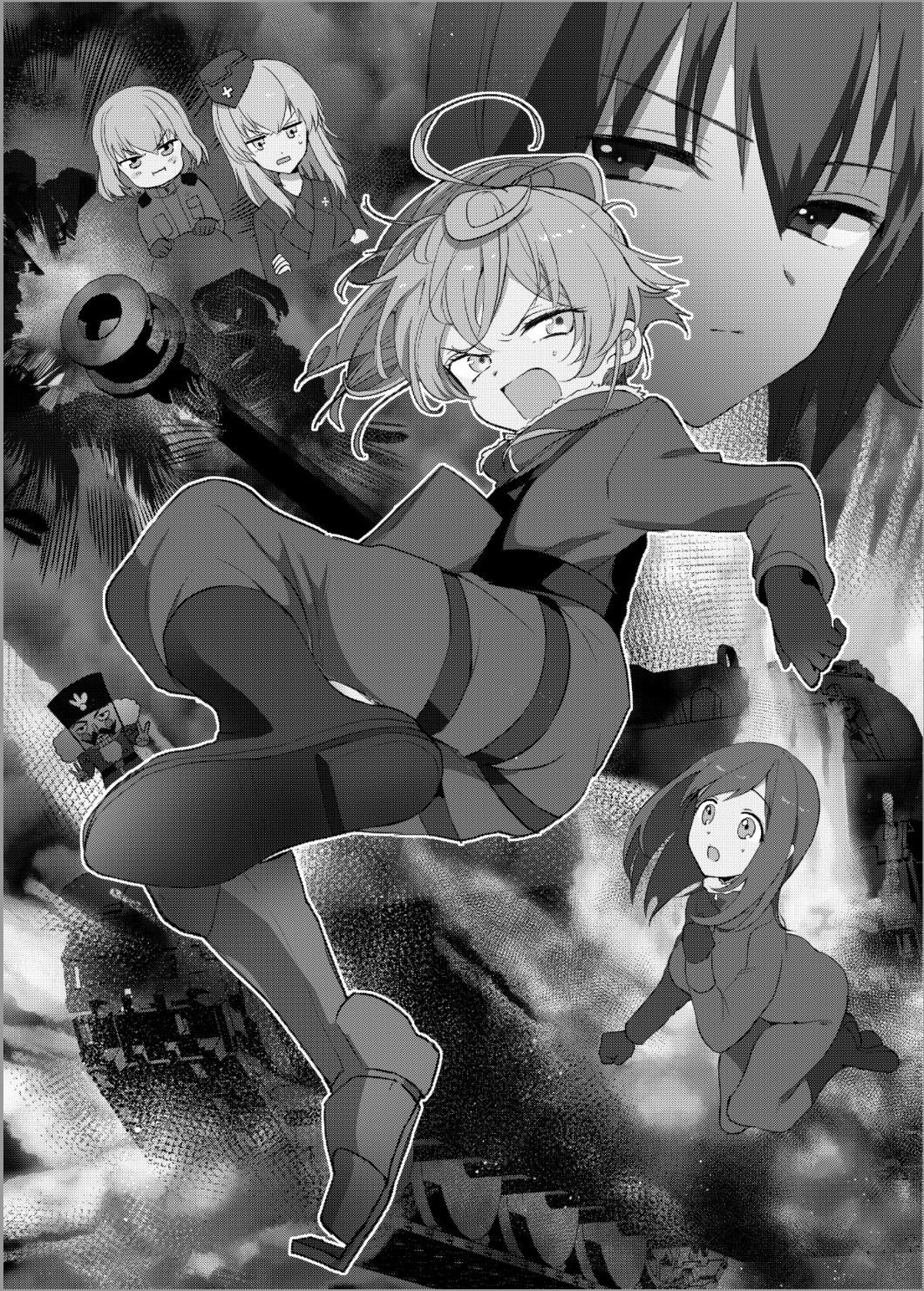 (C96) [Tetsukazuno Ao. (Emilio)] Youjo, Senshadou Hajimerutte yo | A Little Girl Takes Up Senshado (Youjo Senki, Girls und Panzer) [English] [GH] 1