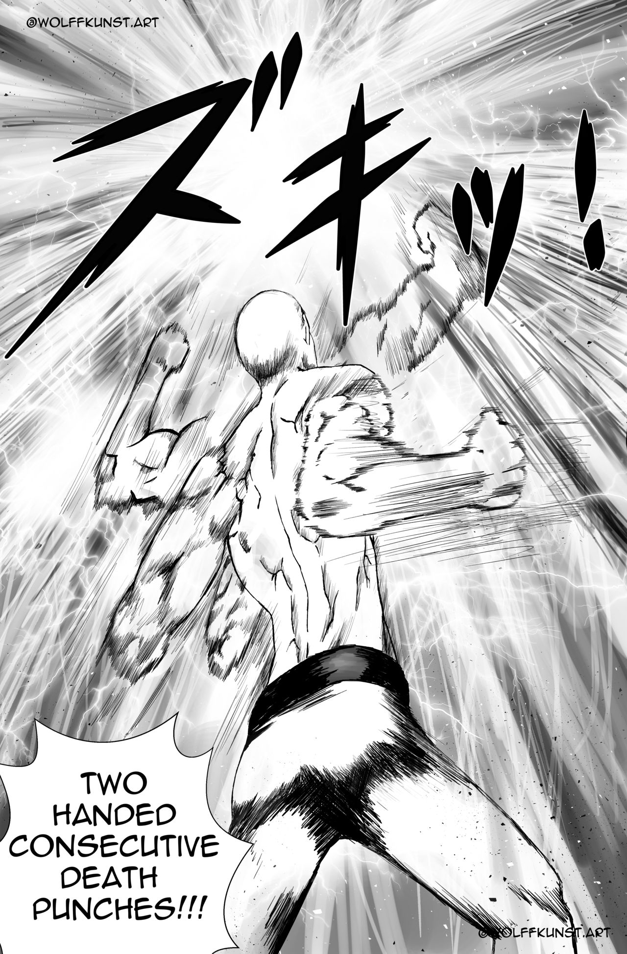 (Wolffkunst) Goku VS Saitama (Dragon Ball/One Punch-man) (English) 14