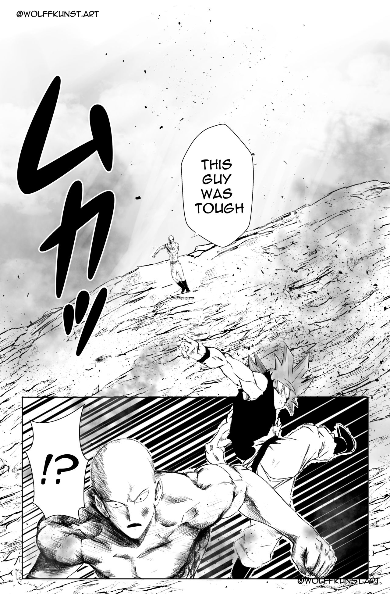 (Wolffkunst) Goku VS Saitama (Dragon Ball/One Punch-man) (English) 15