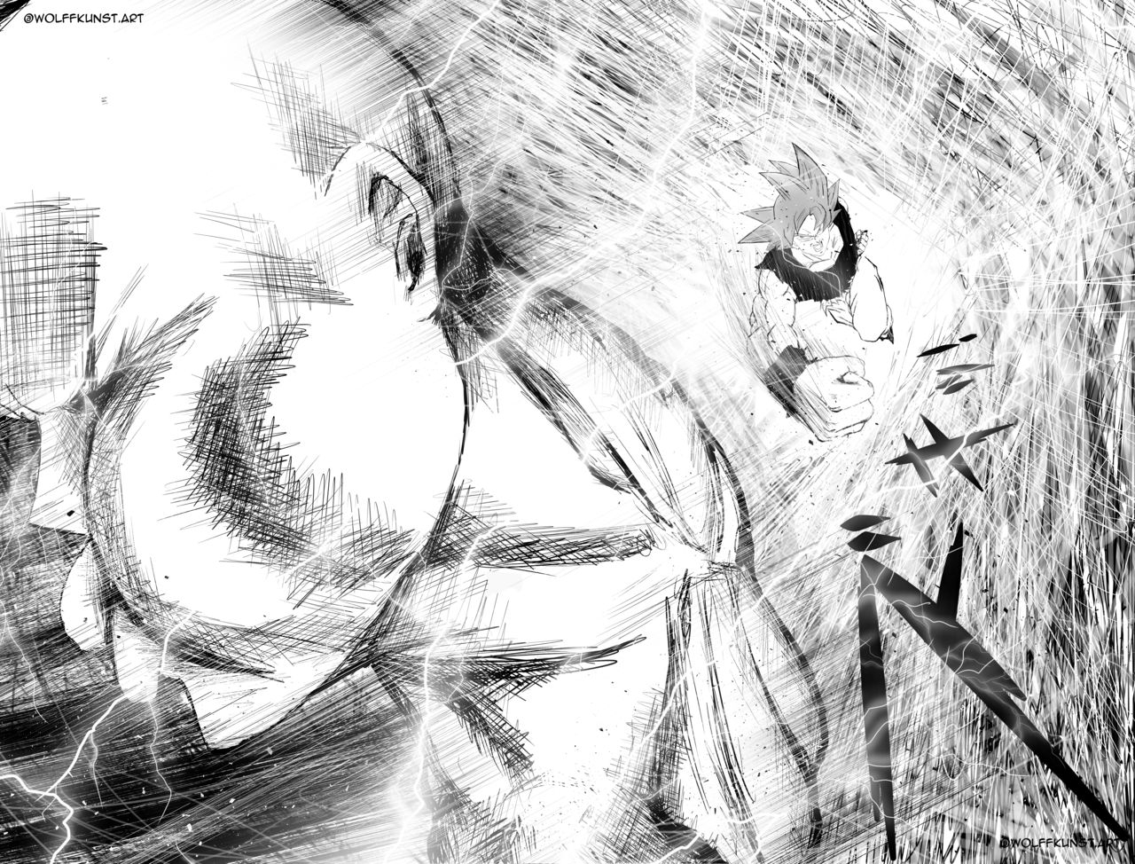 (Wolffkunst) Goku VS Saitama (Dragon Ball/One Punch-man) (English) 18