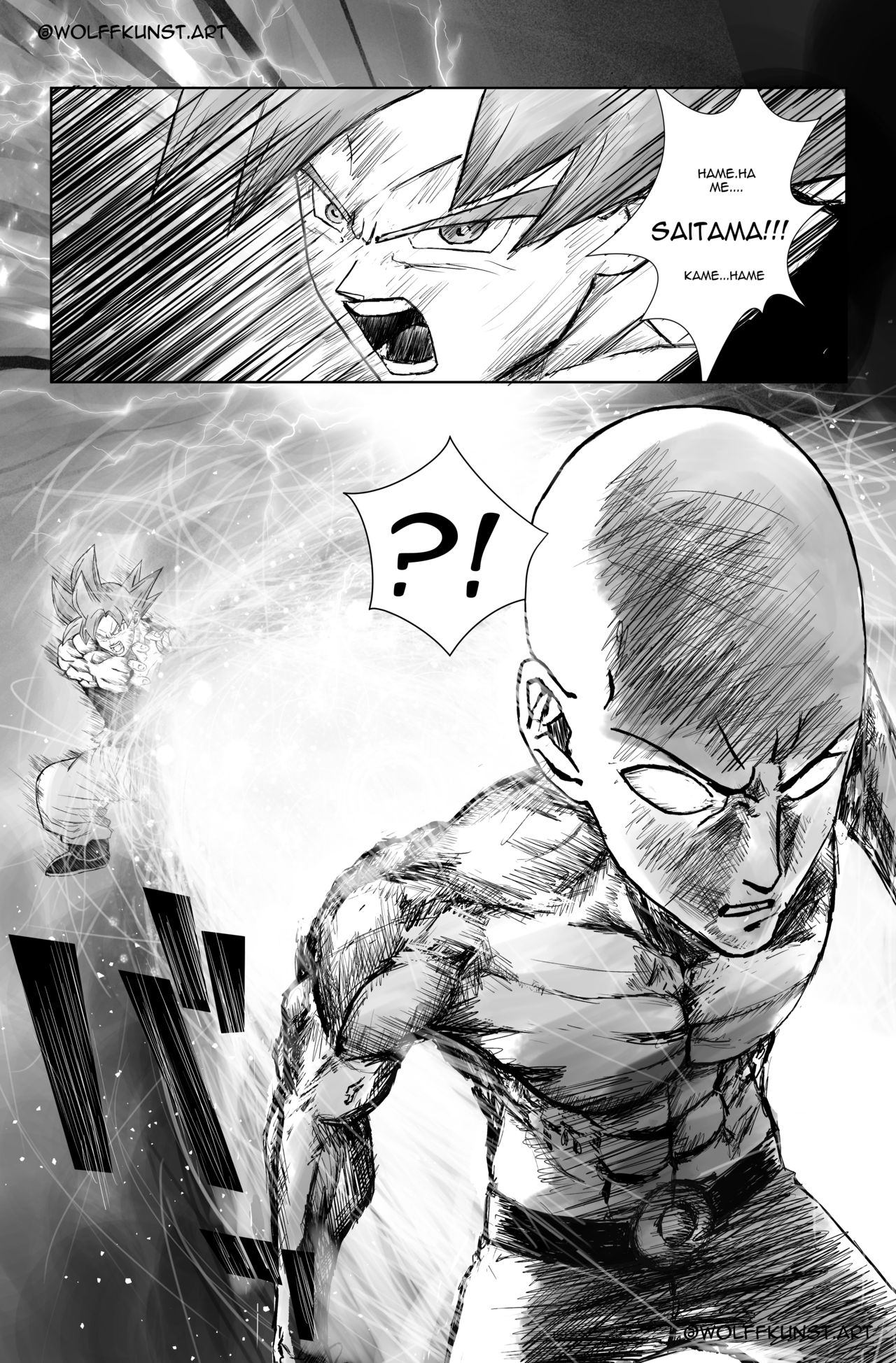 (Wolffkunst) Goku VS Saitama (Dragon Ball/One Punch-man) (English) 20