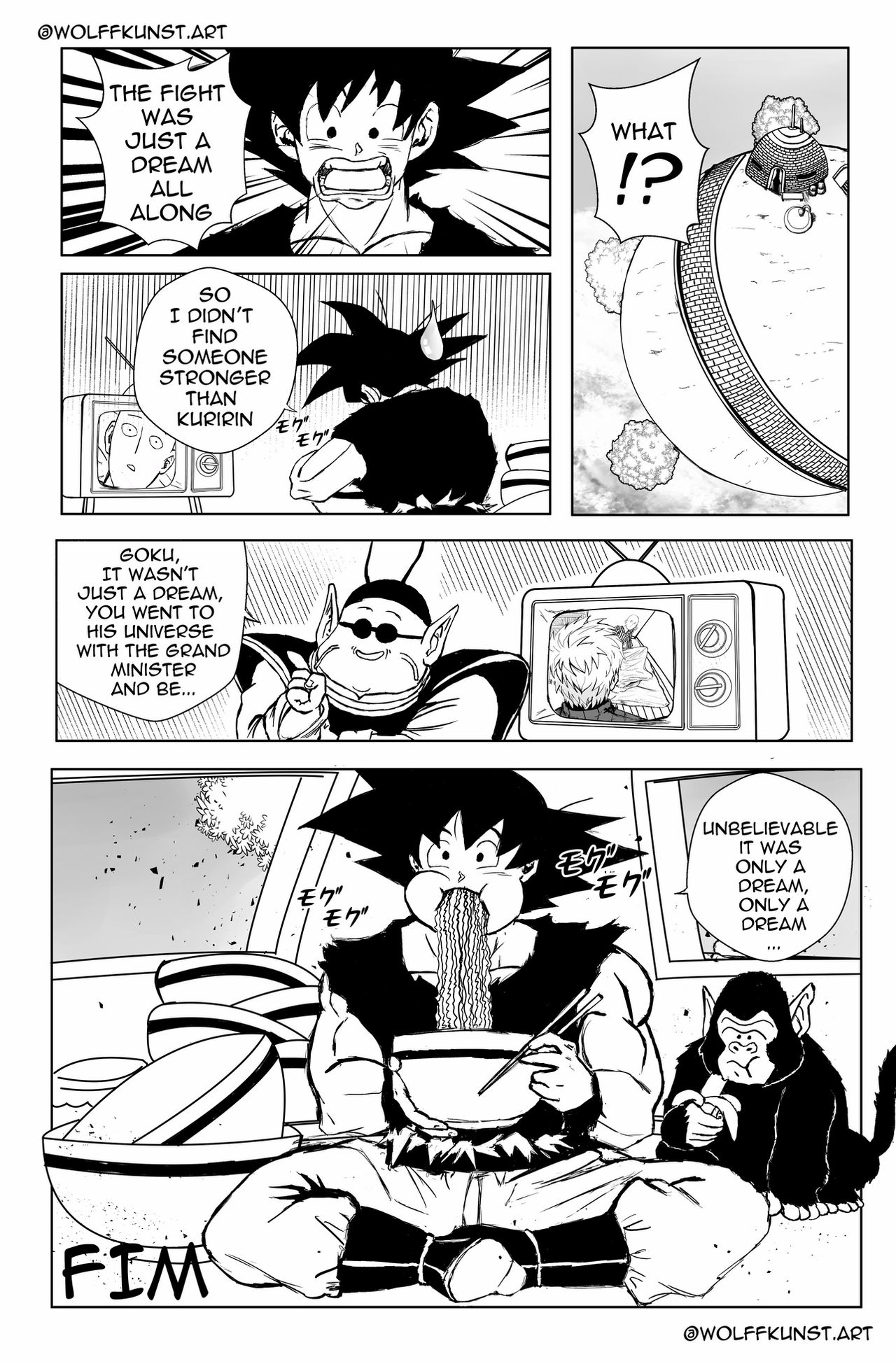 (Wolffkunst) Goku VS Saitama (Dragon Ball/One Punch-man) (English) 24
