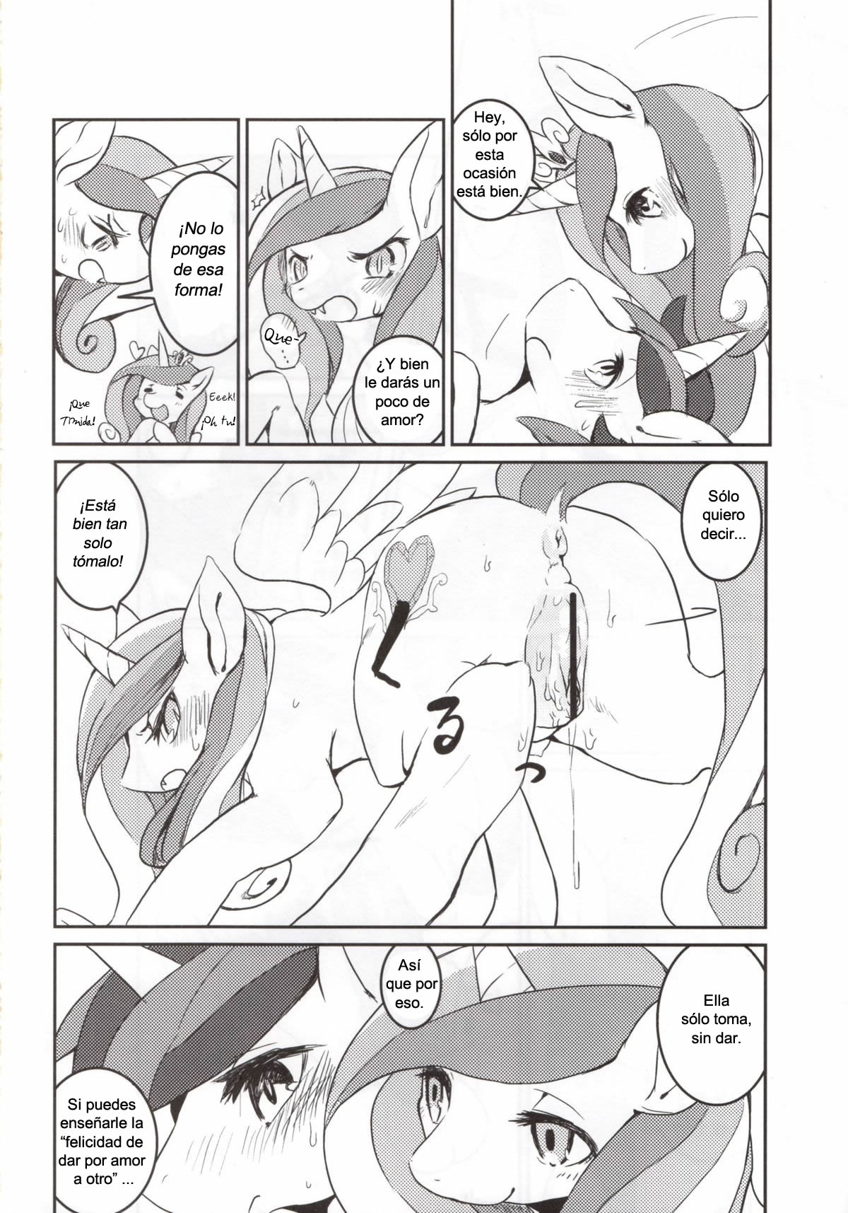 (Kansai! Kemoket 2) [Hoshi Futatsu. (Yoo Oona)] solitary pupa | La Pupa Solitaria (My Little Pony: Friendship is Magic) [Spanish] [Red Fox Makkan] 10