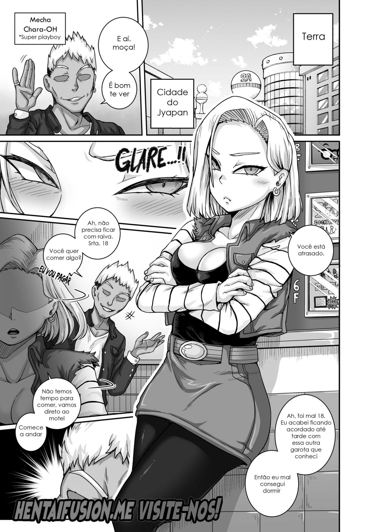 [Juicebox Koujou (Juna Juna Juice)] Seiyoku ni Katenai Android | The Lady Android who Lost to Lust (Dragon Ball Z) [Portuguese-BR] [HentaiFusion] 2
