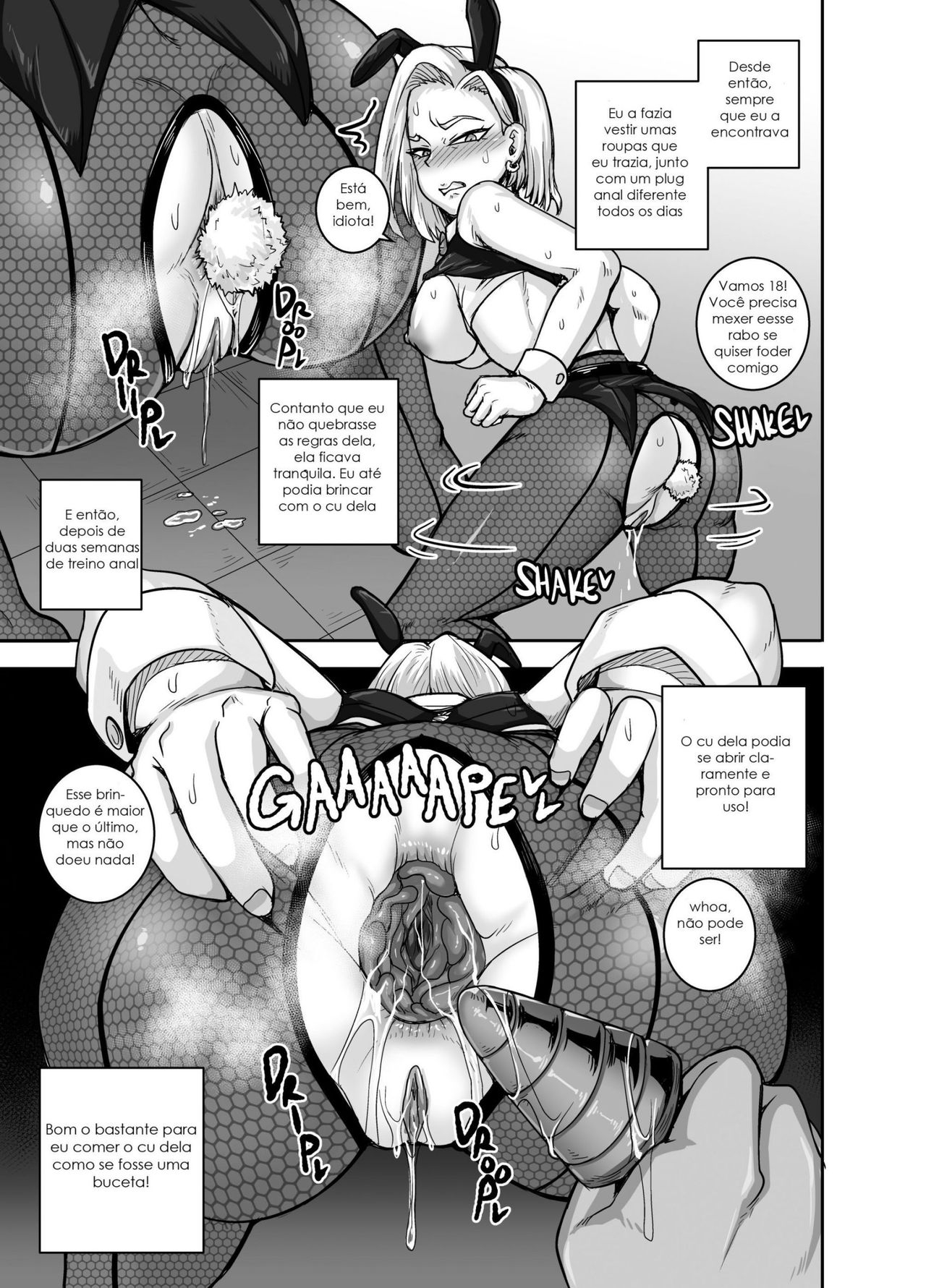 [Juicebox Koujou (Juna Juna Juice)] Seiyoku ni Katenai Android | The Lady Android who Lost to Lust (Dragon Ball Z) [Portuguese-BR] [HentaiFusion] 35