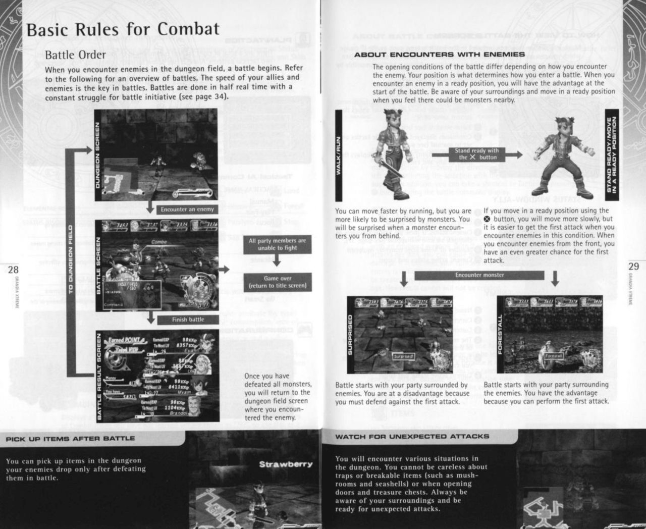Grandia Xtreme (PlayStation 2) Game Manual 15