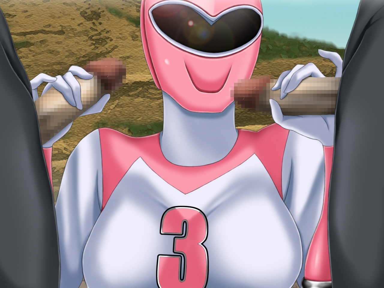 [Free Color 814] Mama-san Volley Sentai Bloonger ~Mesu no Nioi Tadayou Bloomer Shiri~ 145