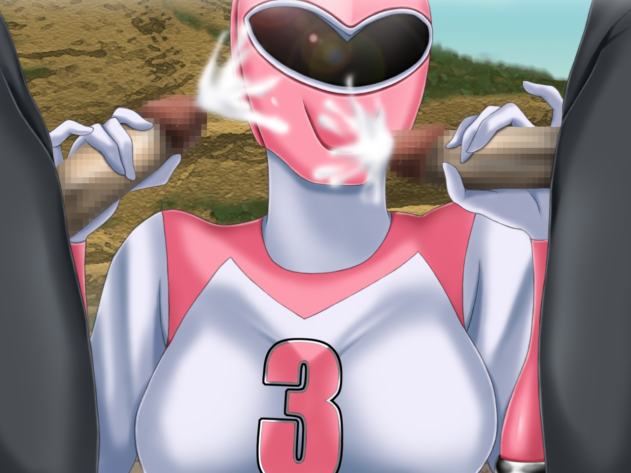 [Free Color 814] Mama-san Volley Sentai Bloonger ~Mesu no Nioi Tadayou Bloomer Shiri~ 147