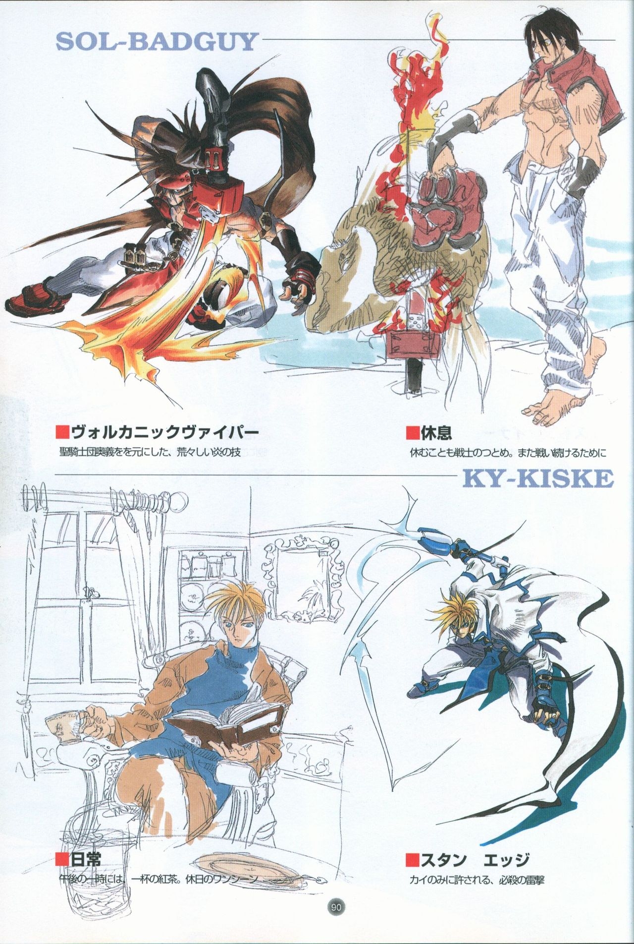 Official Strategy Fan Book Guilty Gear Complete Bible 92