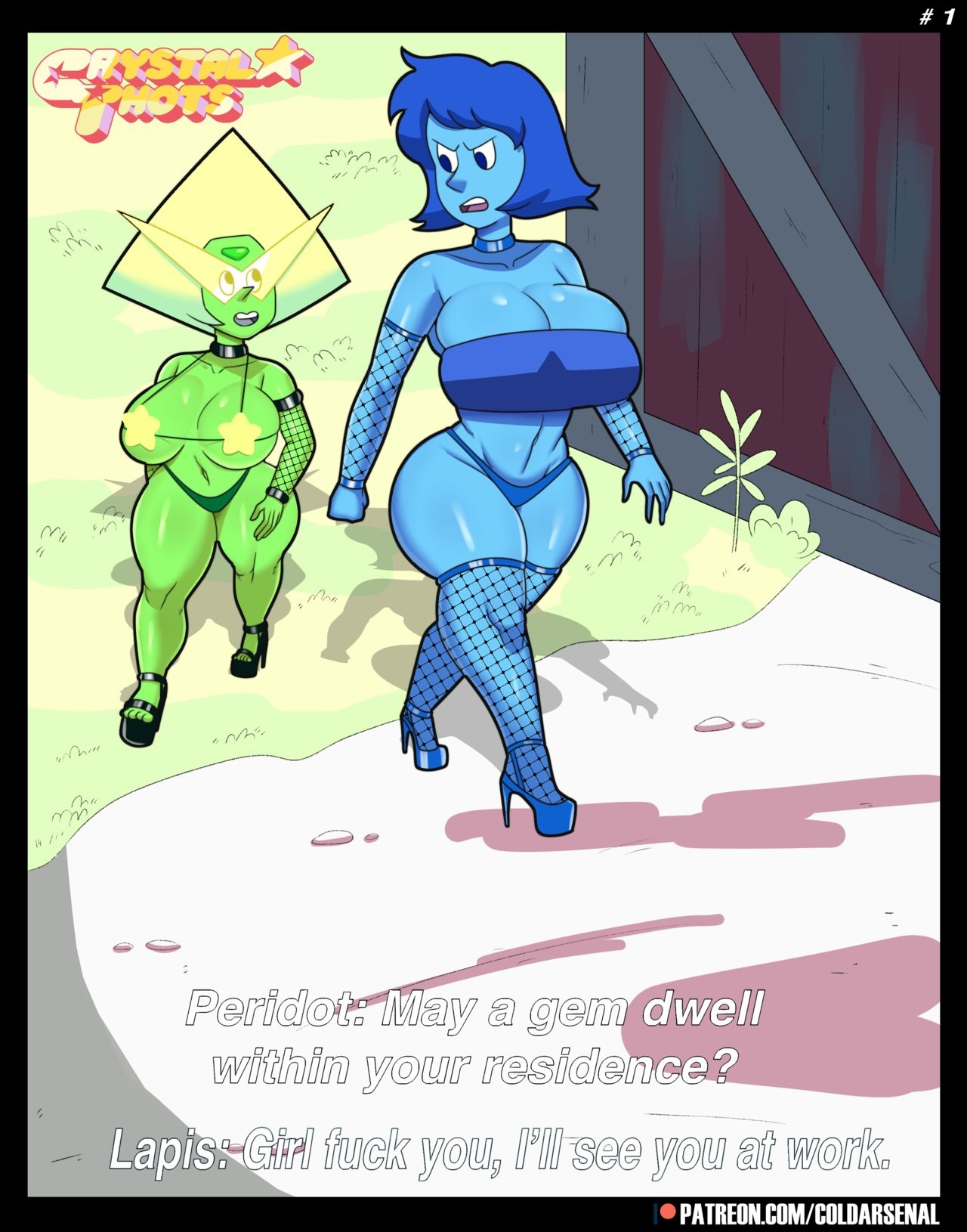 [ColdArsenal] Crystal Thots: Peri roasts Lapis (Steven Universe) [Ongoing] 13