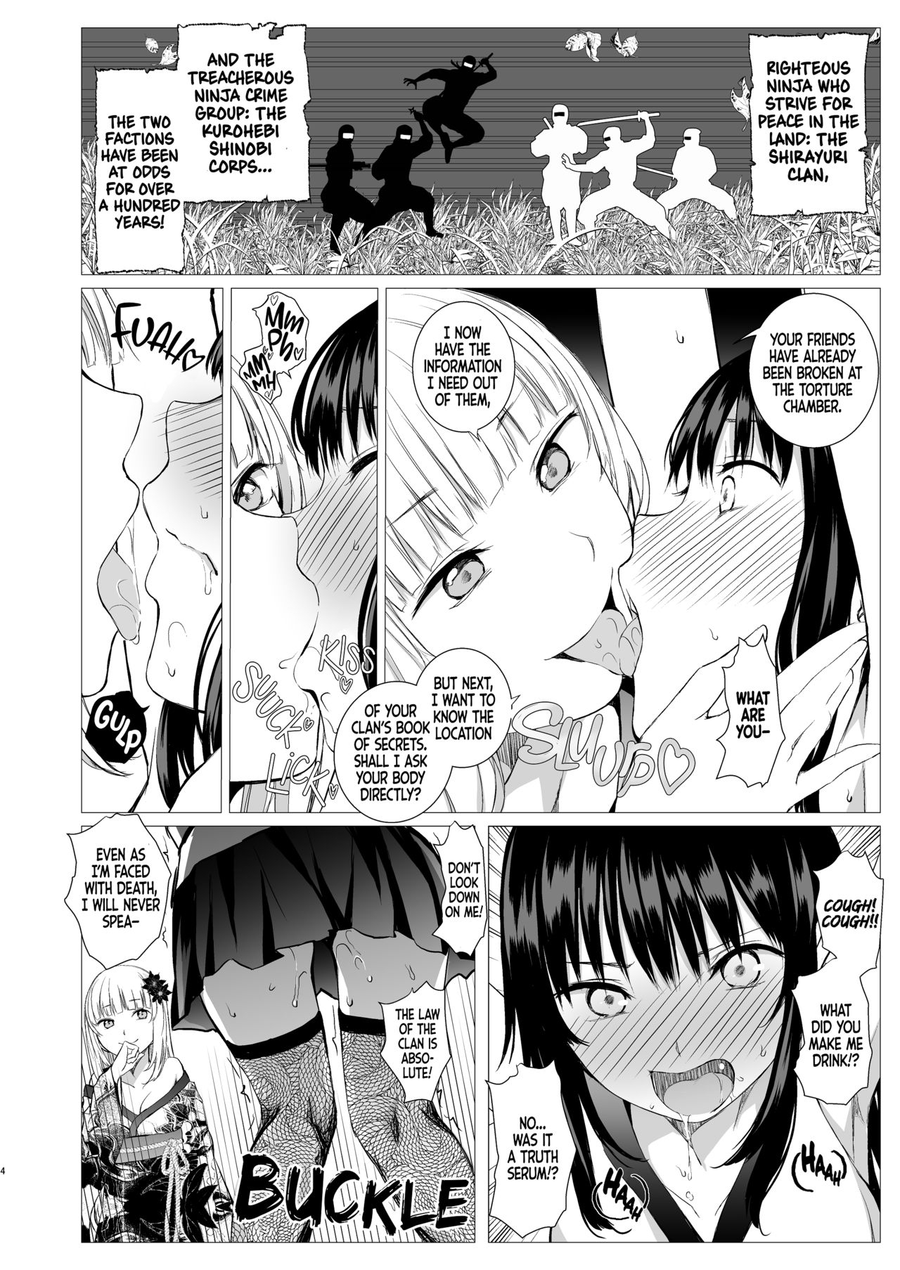 [Harumachi Tsurara (Shichoson)] Oshinobi Shoujo no Asobikata | How Shinobi Girls Play Around [English] [Thousand Lilies x Chads no Teikoku] [Digital] 2