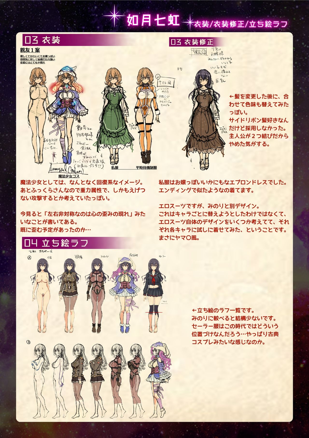 【魔法少女消耗戦線DEADΩAEGIS】デジタルラフ原画集 4