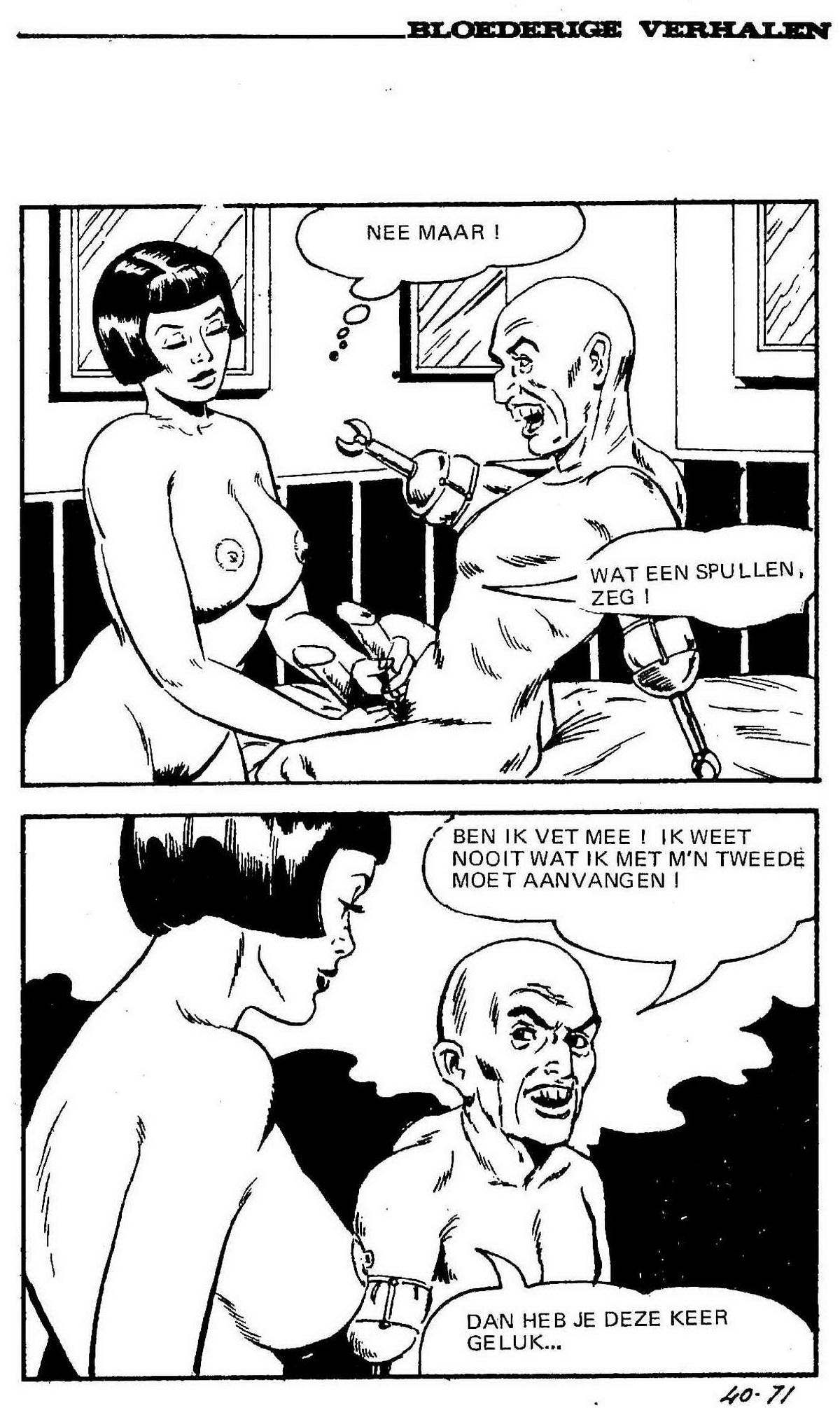 Bloederige verhalen 70 - Het gruwelijk bordeel (2x Blonde Adder Dutch) 72