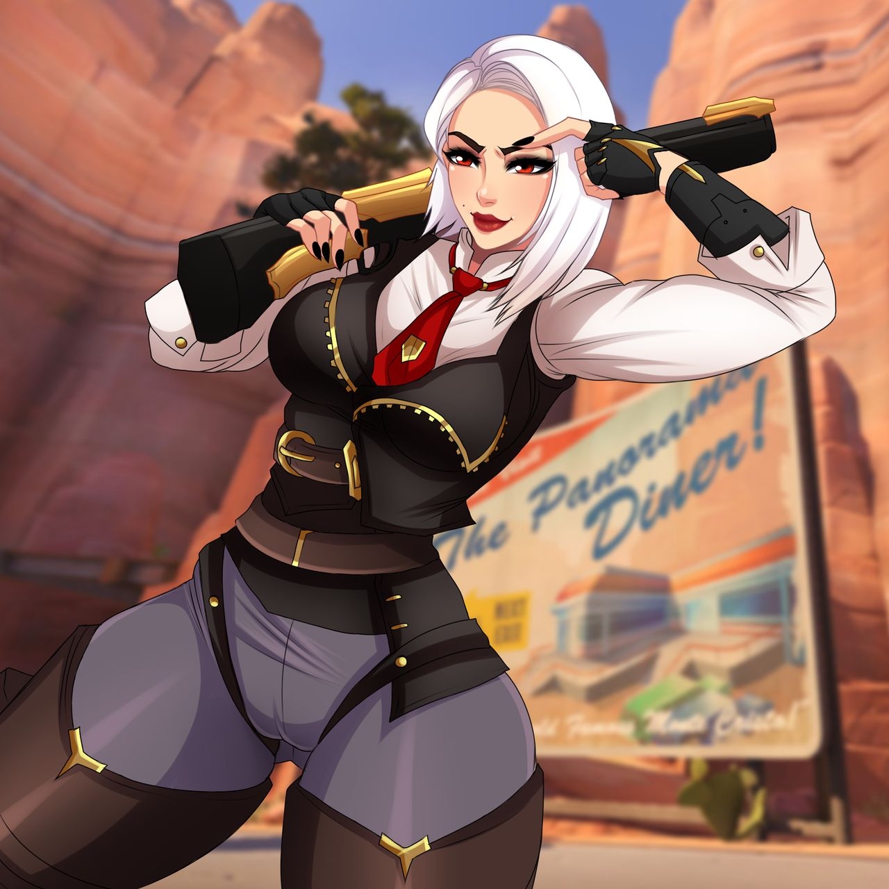 [Lawzilla] Ashe (Overwatch) 1