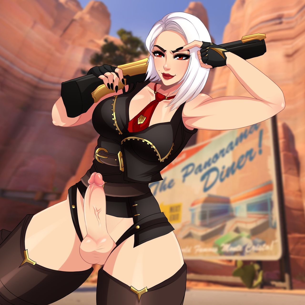 [Lawzilla] Ashe (Overwatch) 28