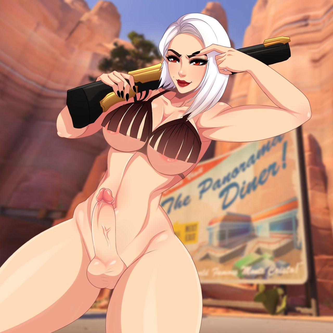 [Lawzilla] Ashe (Overwatch) 33