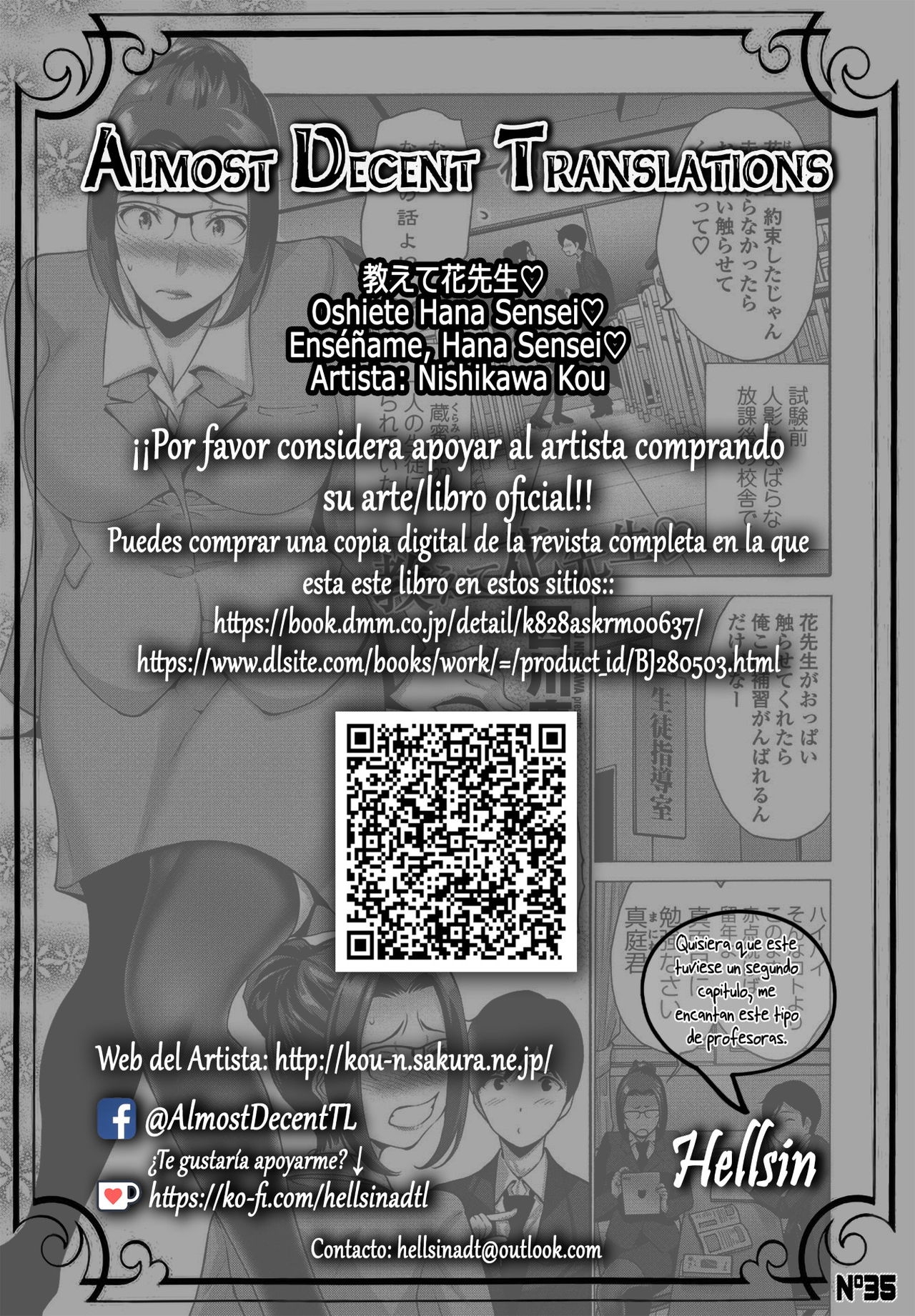 [Nishikawa Kou] Oshiete Hana Sensei ♡ | Enséñame, Hana Sensei ♡ (COMIC Penguin Club 2021-03) [Spanish] [Hellsin] [Digital] 16