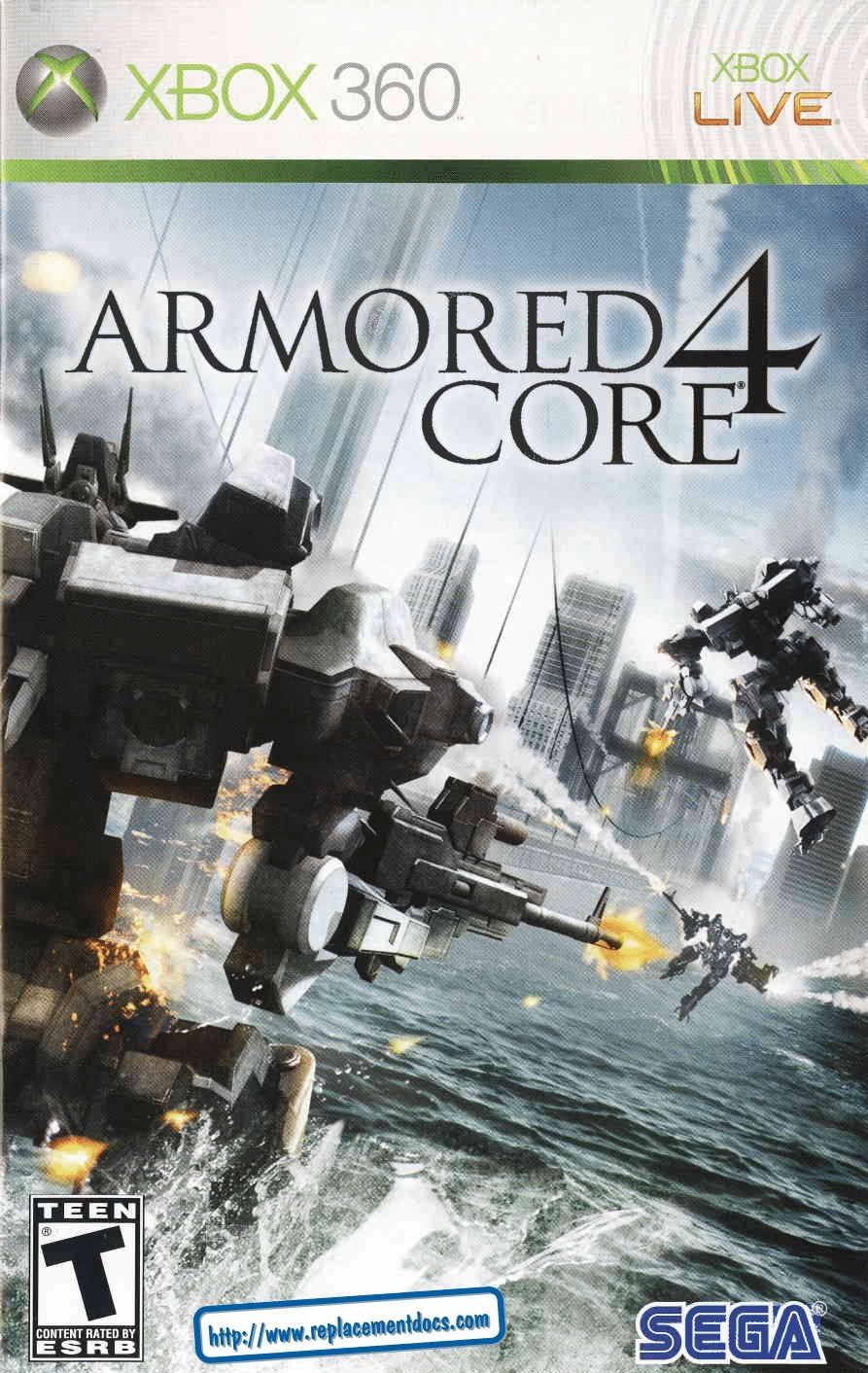 Armored Core 4 (Xbox 360) Game Manual 0