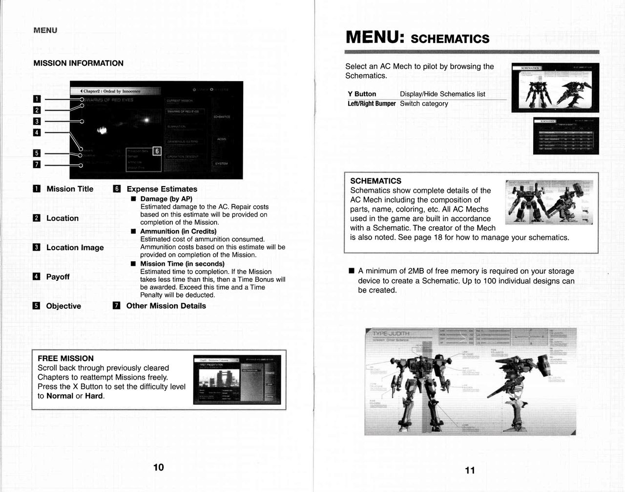 Armored Core 4 (Xbox 360) Game Manual 6