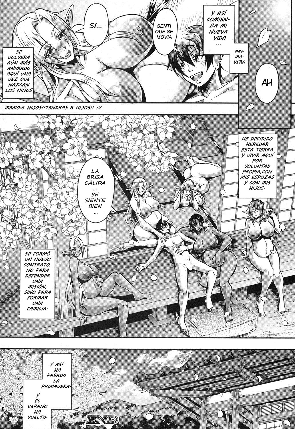 [Mifune Seijirou] Elf Harem no Mori to Kozukuri Keiyaku (COMIC MILF 2017-10 Vol. 38) [Spanish] [Digital] 39