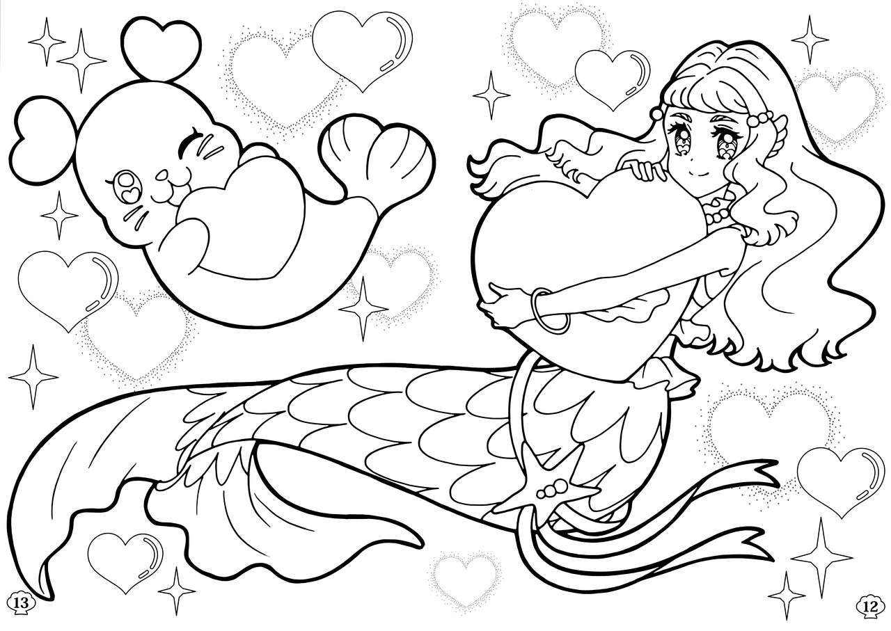 Tropical Rouge Precure Coloring book 2 14