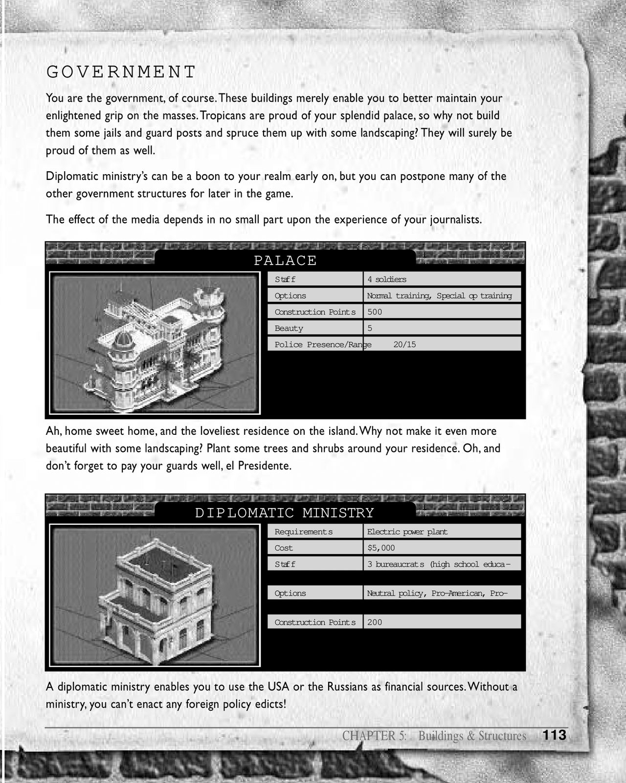 Tropico (PC (DOS/Windows)) Official Strategy Guide 112