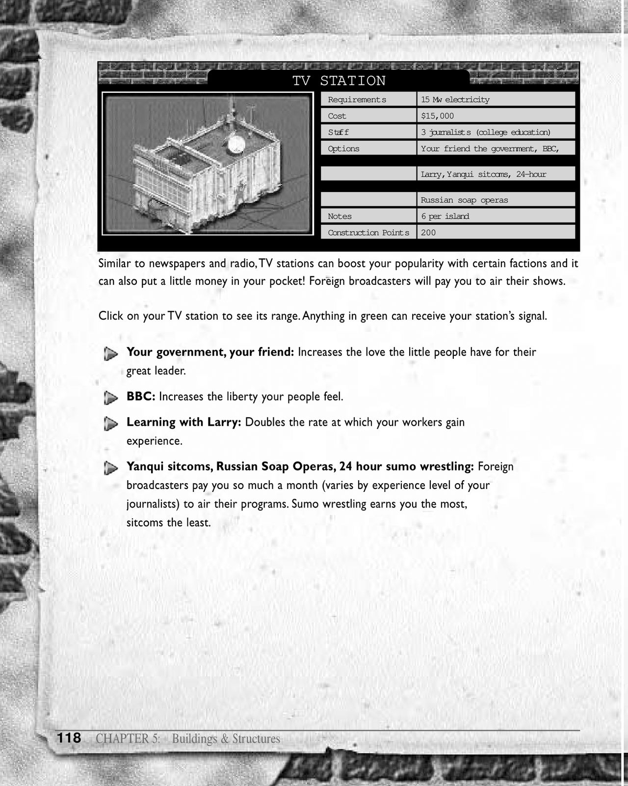 Tropico (PC (DOS/Windows)) Official Strategy Guide 117