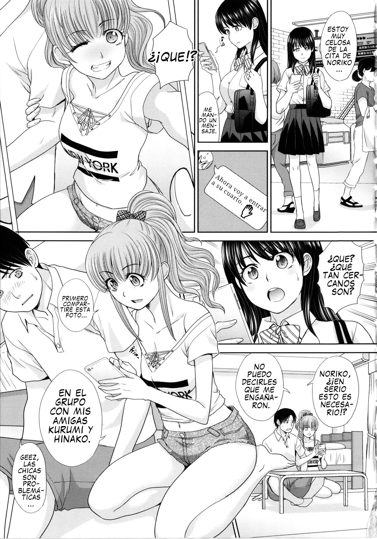 [Itaba Hiroshi] Imouto to Yatte Shimattashi, Imouto no Tomodachi to mo Yatte Shimatta Ch. 1 | Tuve sexo con mi hermana y luego con sus amigas - 01 [Spanish] [Digital] 4