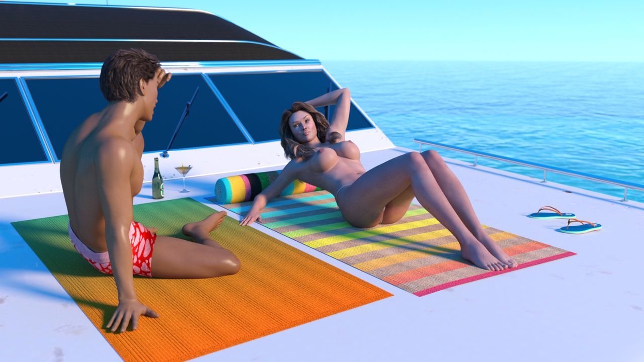 [leonox] Sam & Sophia on a yacht 1